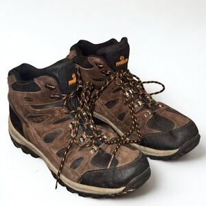 Magellan Outdoors Brown and Black Men's Suede Hiking Boots
